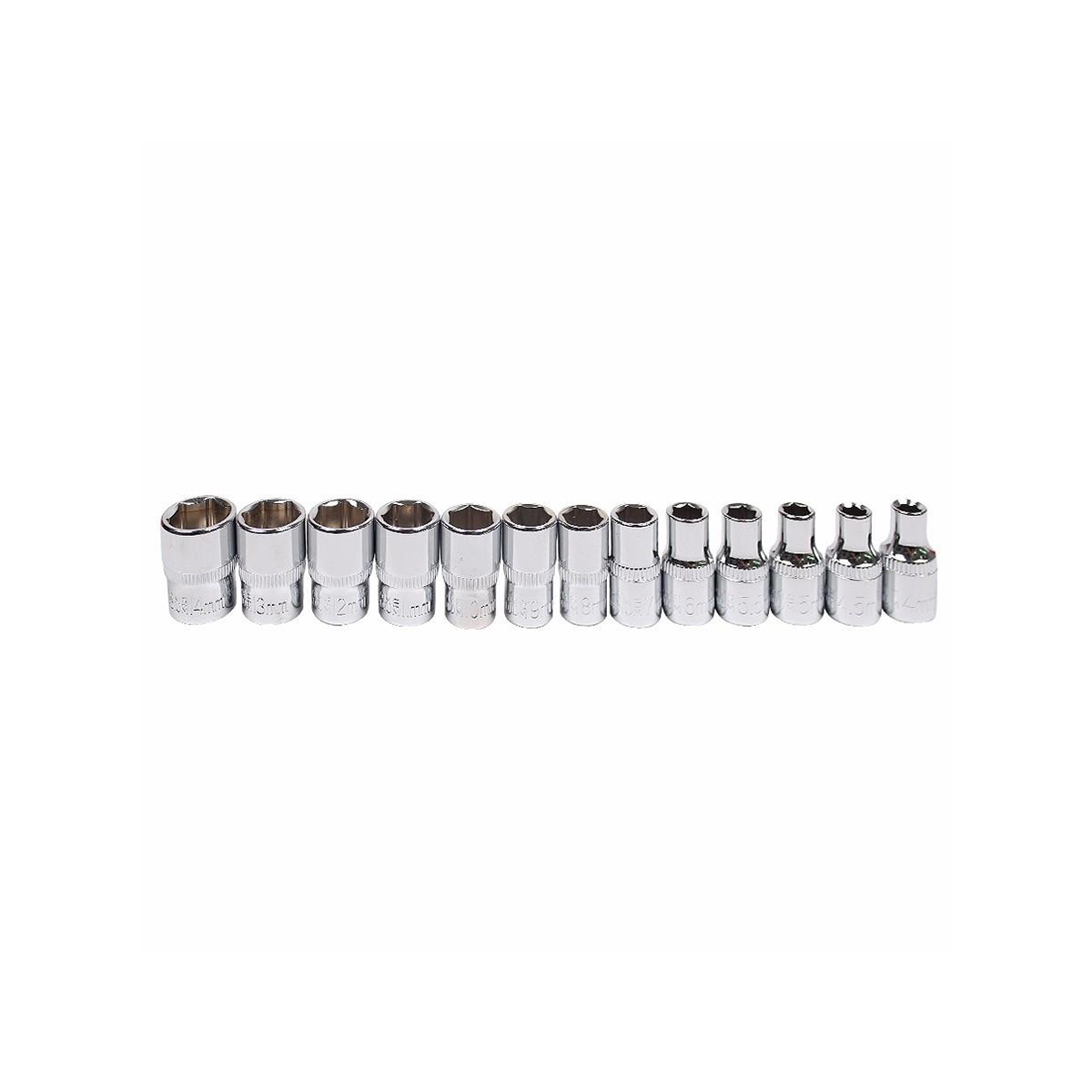 46pcs 1/4' dr Crv Steel Metric Car Repairing Toolbox Socket Rench Tools with Ratchet Handle সেট