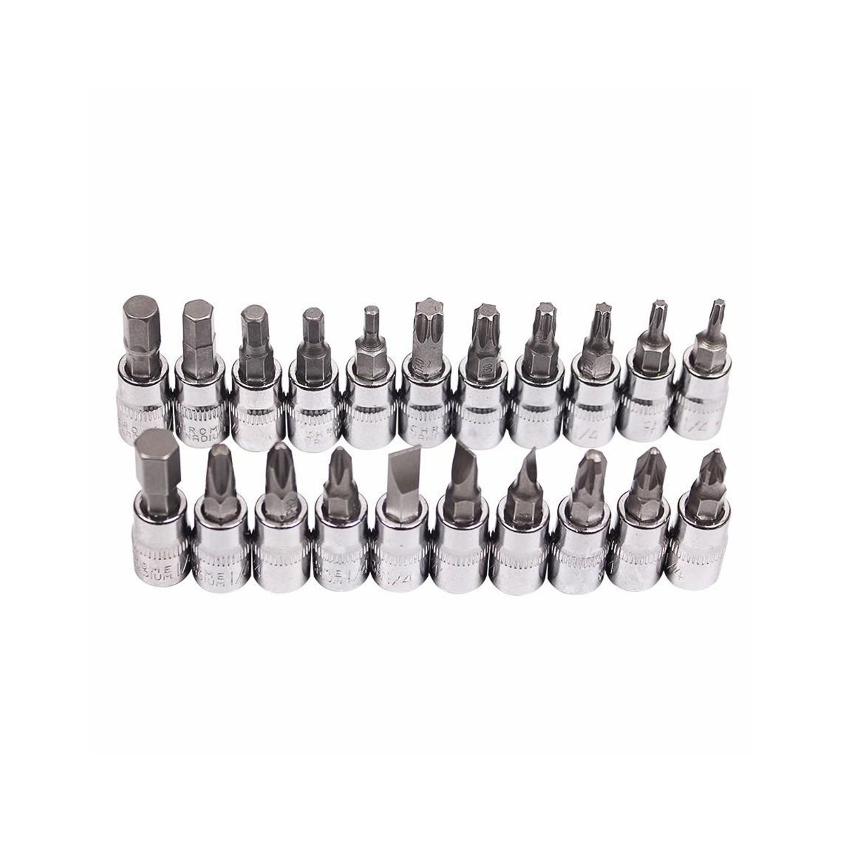 46pcs 1/4' dr Crv Steel Metric Car Repairing Toolbox Socket Rench Tools with Ratchet Handle সেট